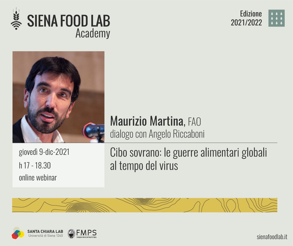 Sovranità alimentare e sistemi agroalimentari più resistenti a shock e stress
